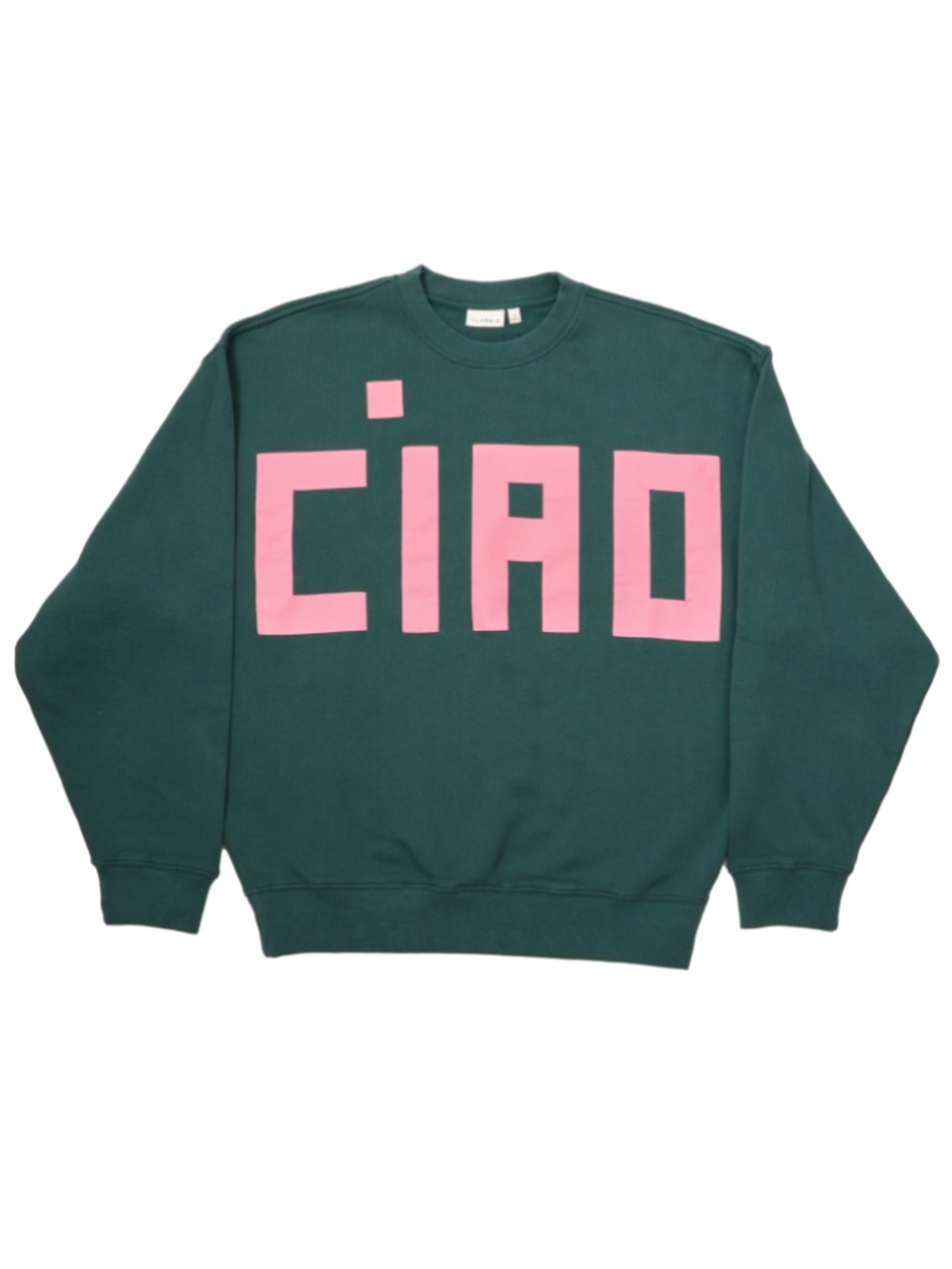 Clare V. Ciao Oversized Sweatshirt in Deep Pine
